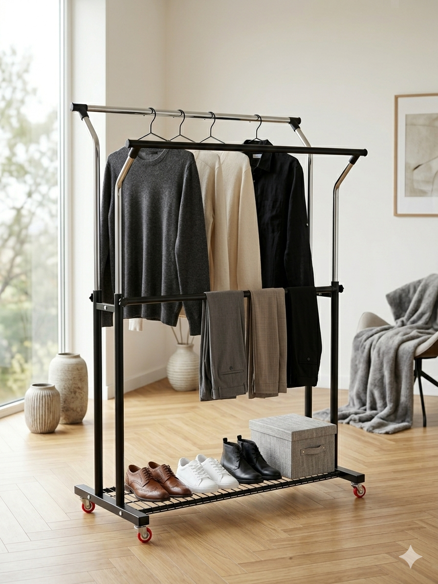 Penderie Double Barre